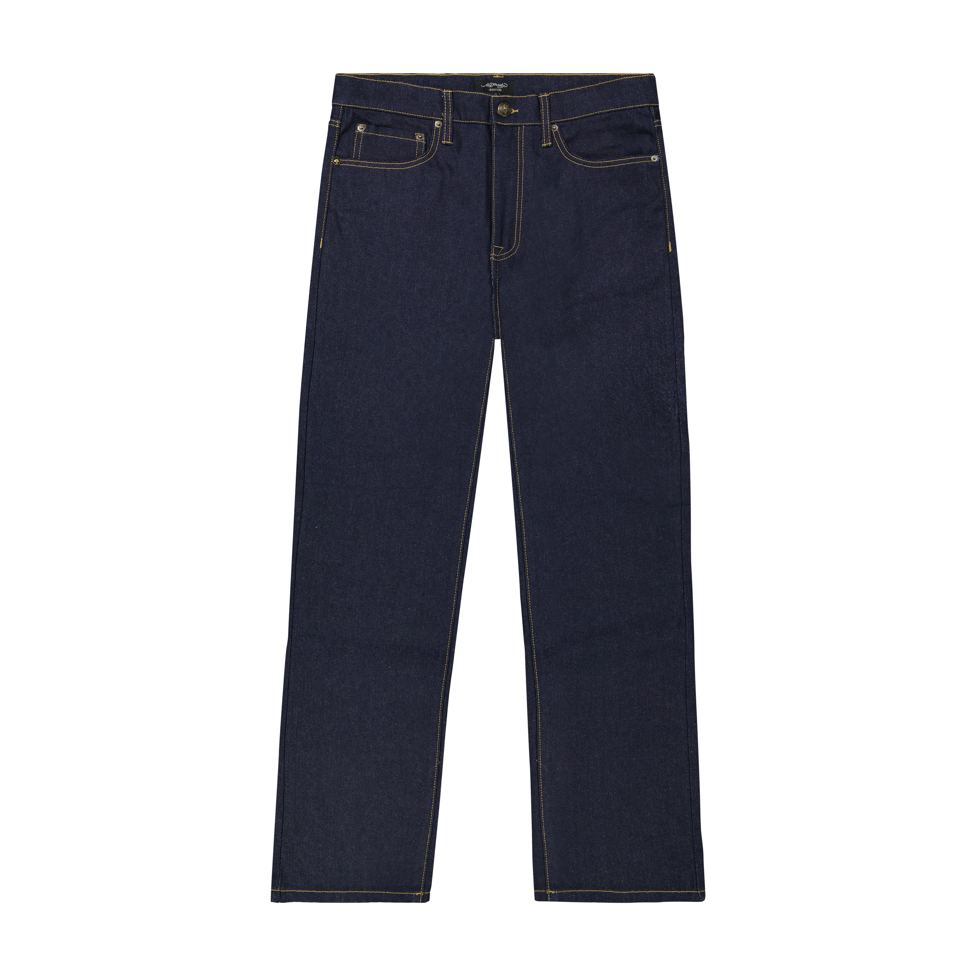 Battle Skull Baggy Wide Leg Jeans