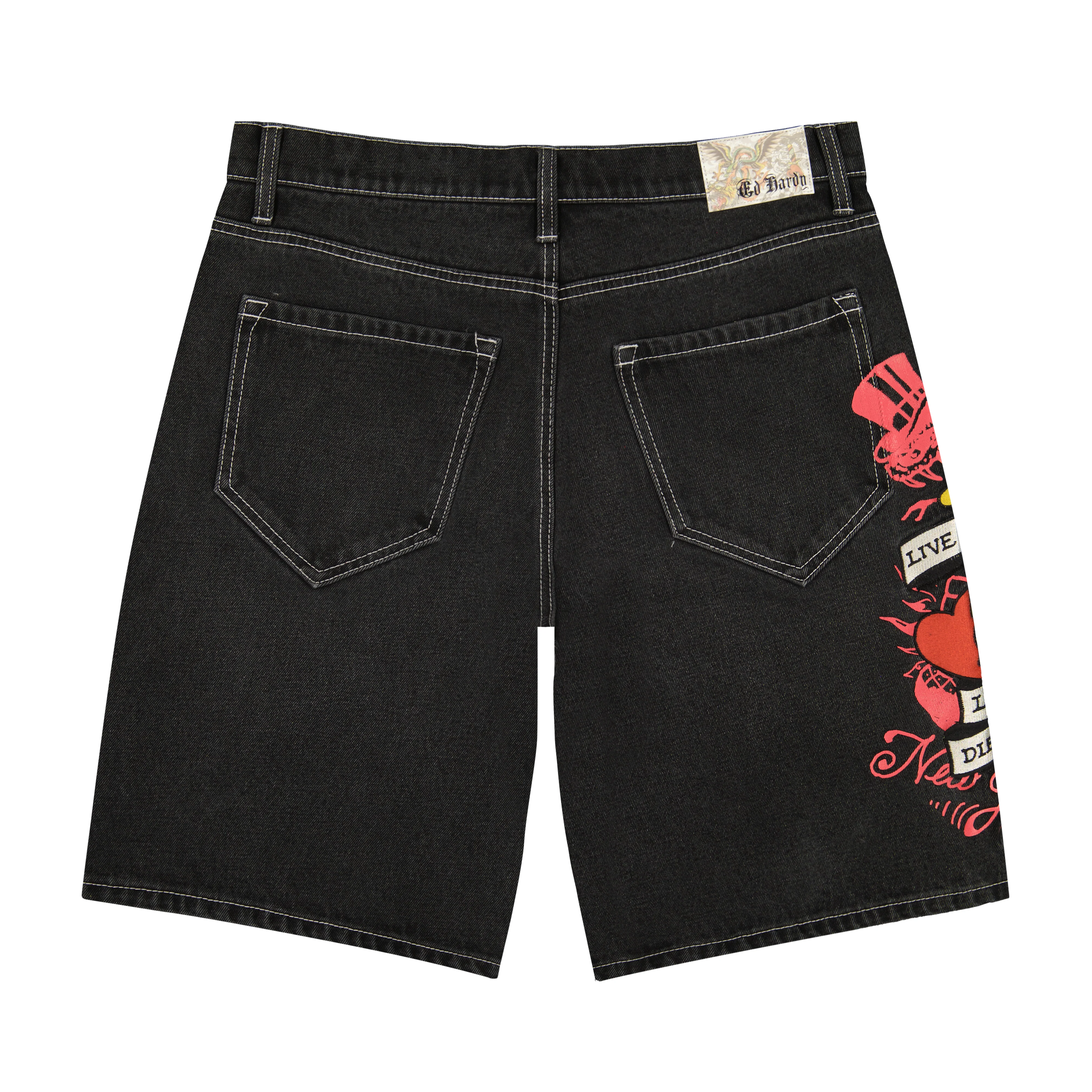 Live Fast Skater Short