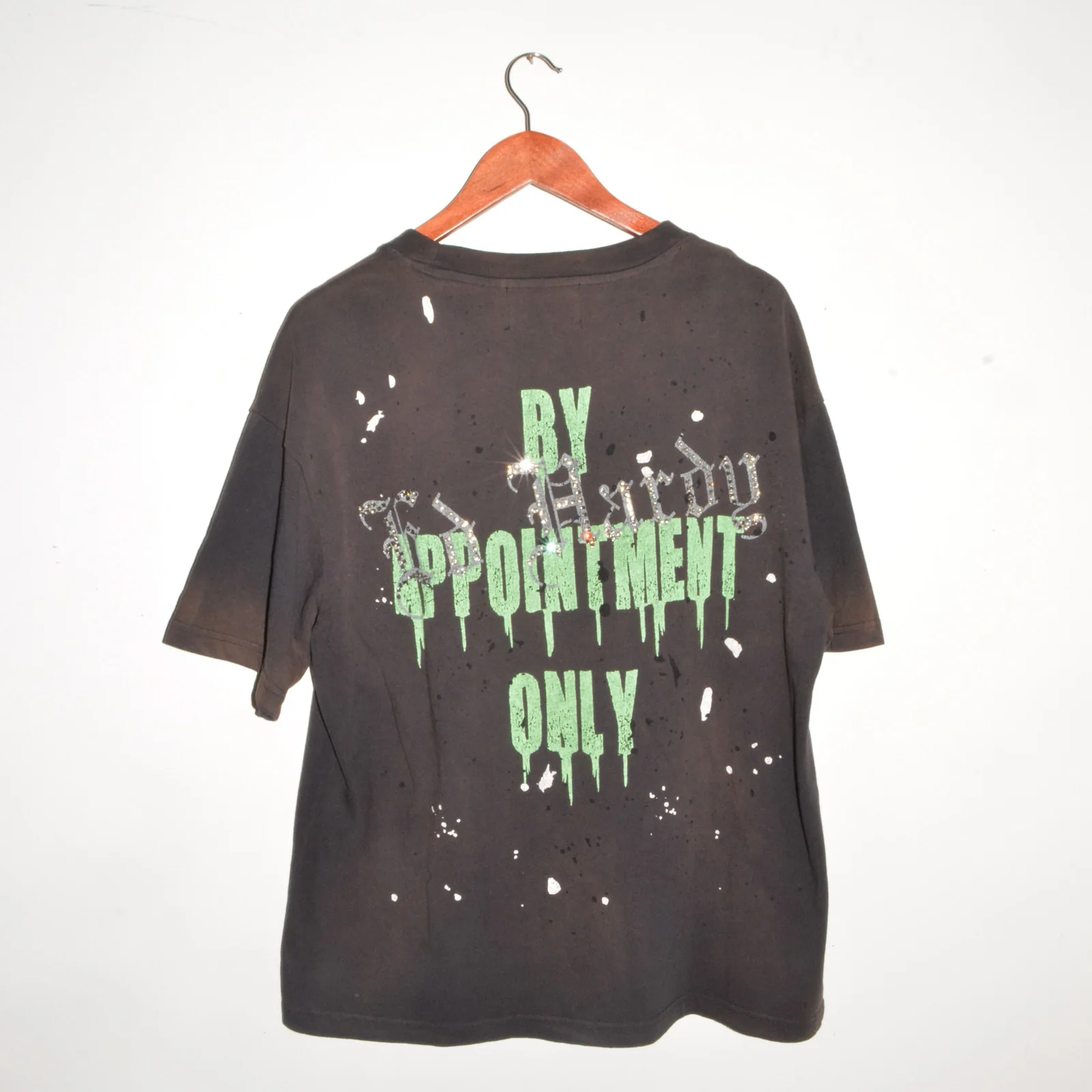 Black Rose Boxy Tee - Sunfade Grey