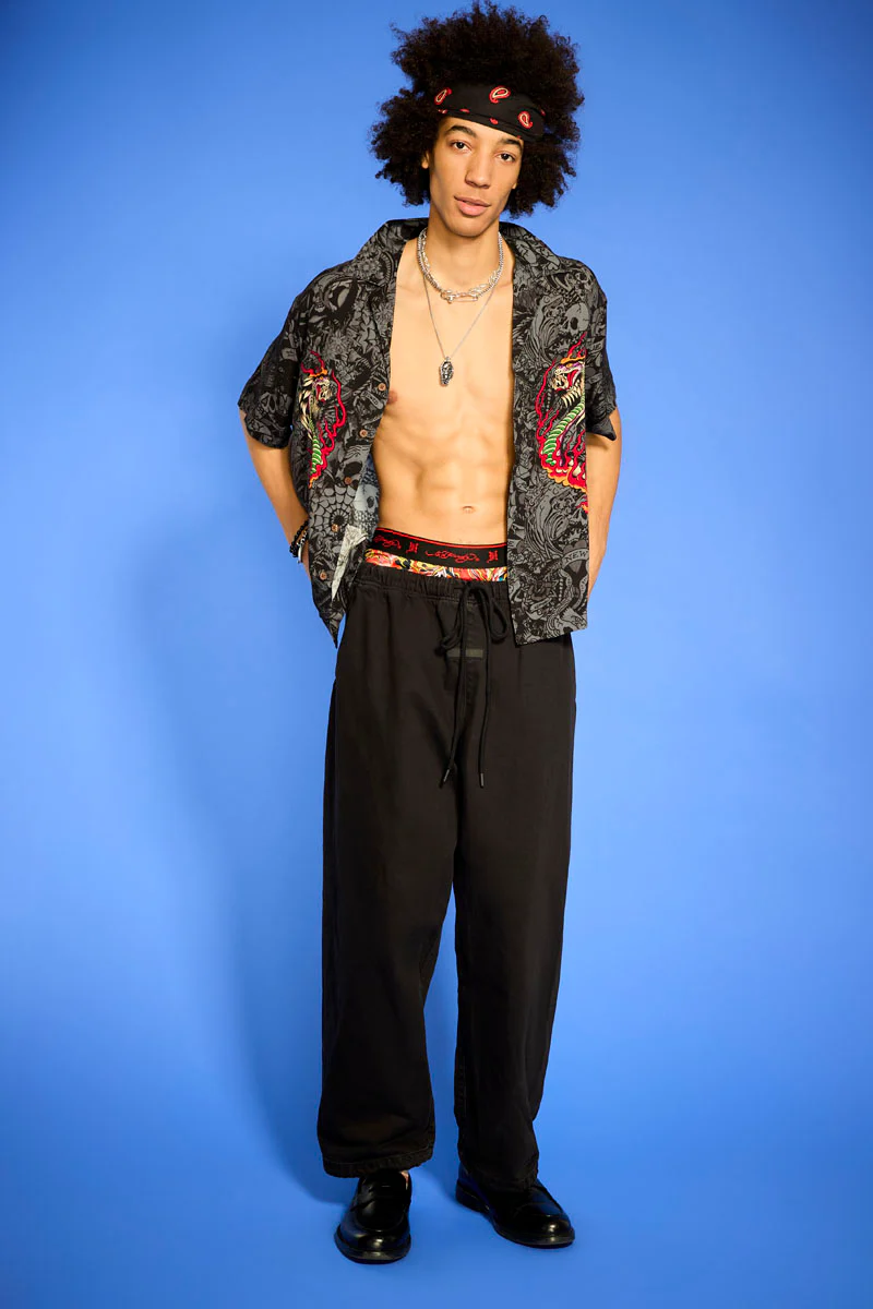 Cobra Flame Boxy Camp Shirt