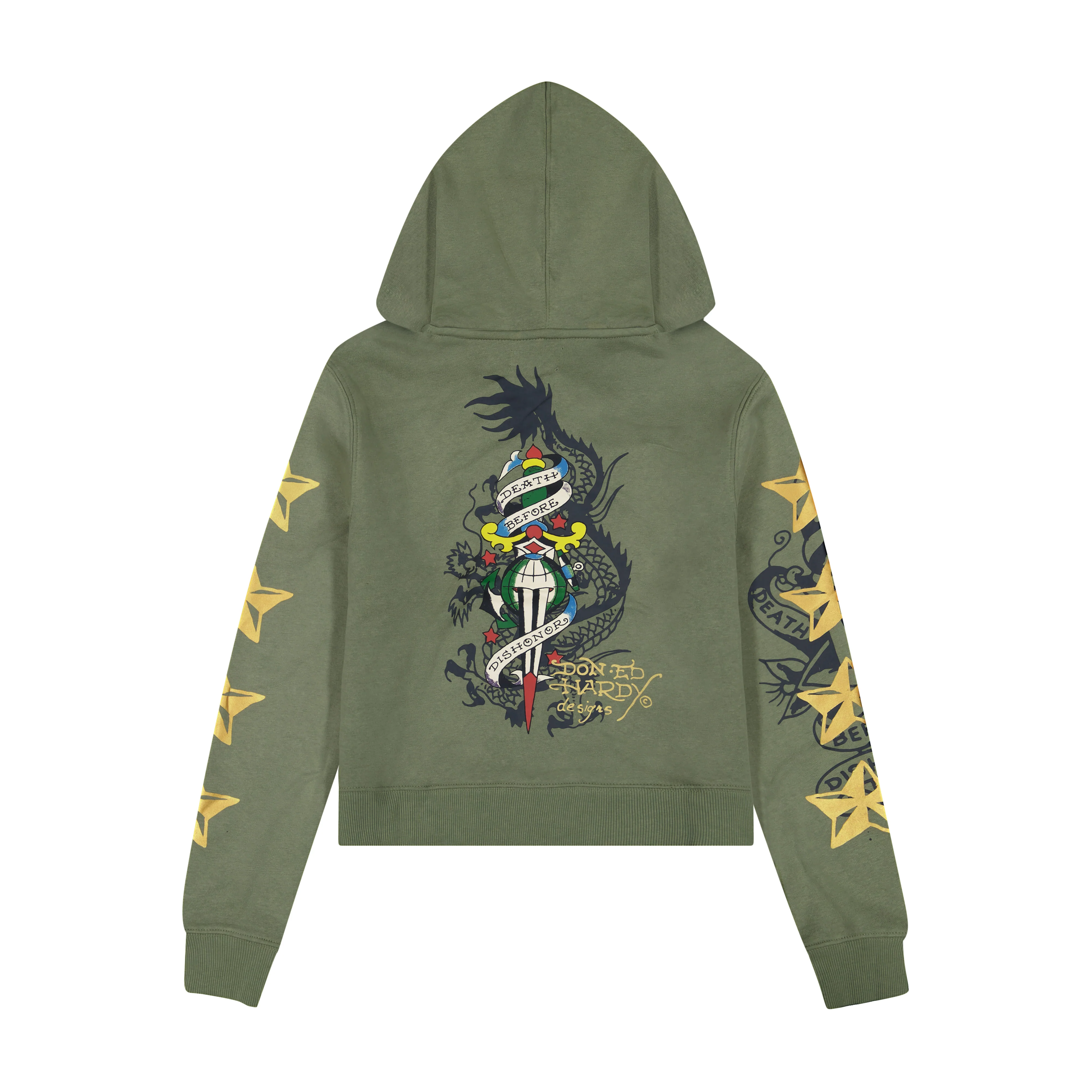 Cobra Flame Zip Front Hoodie (Relaxed)