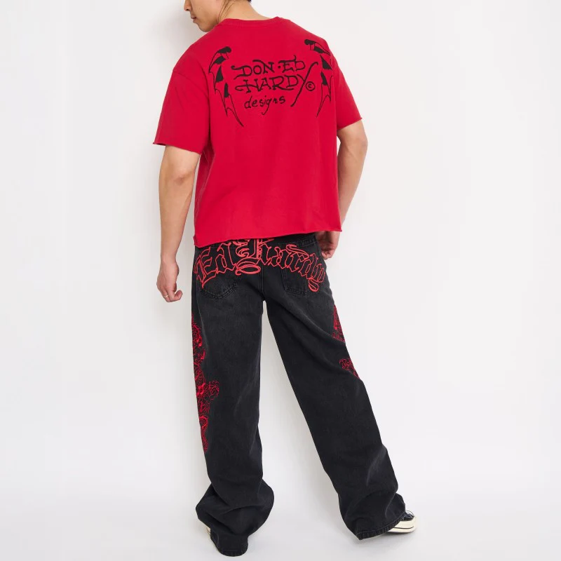 196-dragons-baggy-embroidered-wide-leg-jeans-2.webp Dragons Baggy Embroidered Wide Leg Jeans