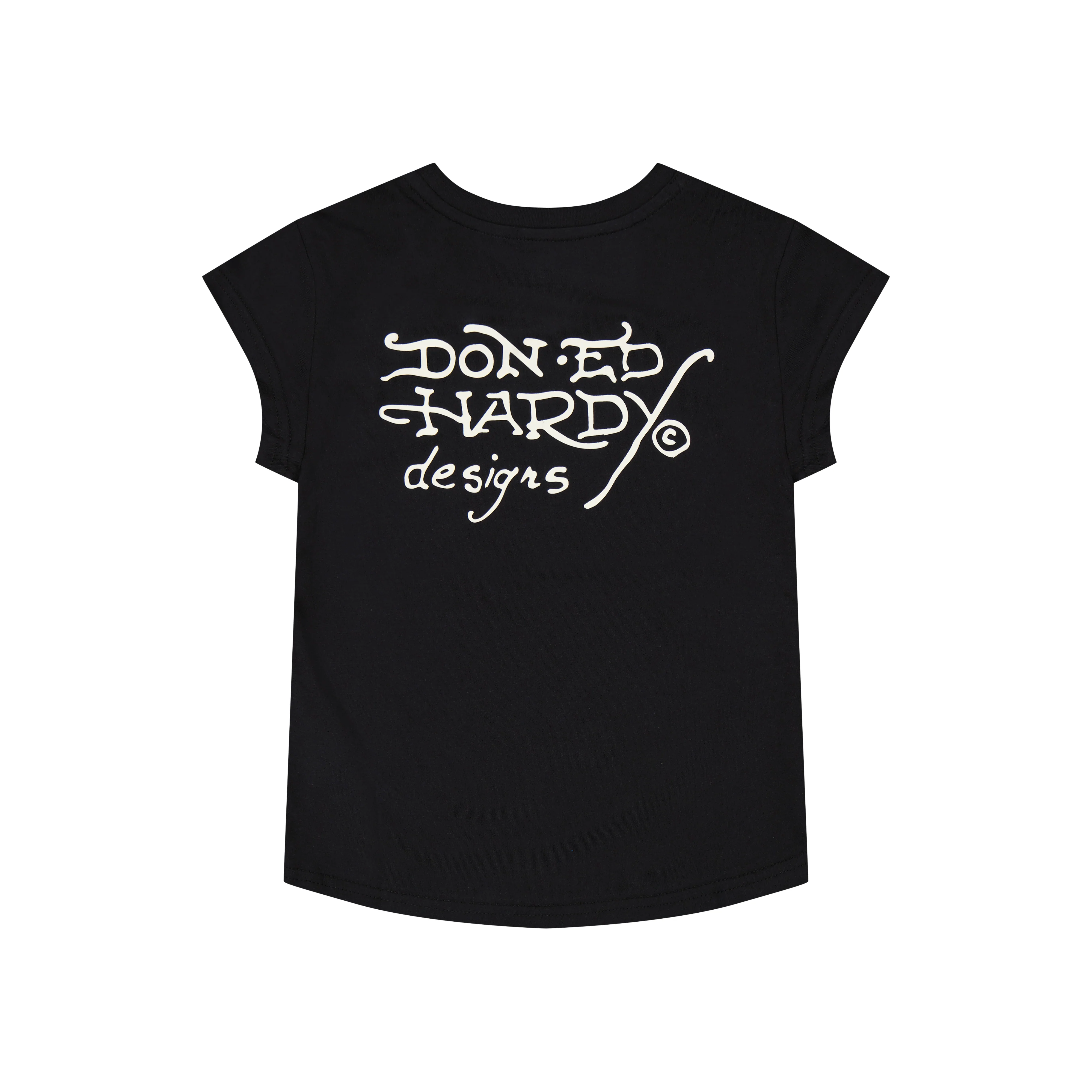 Fire Tiger Rhinestone Cap Sleeve Tee