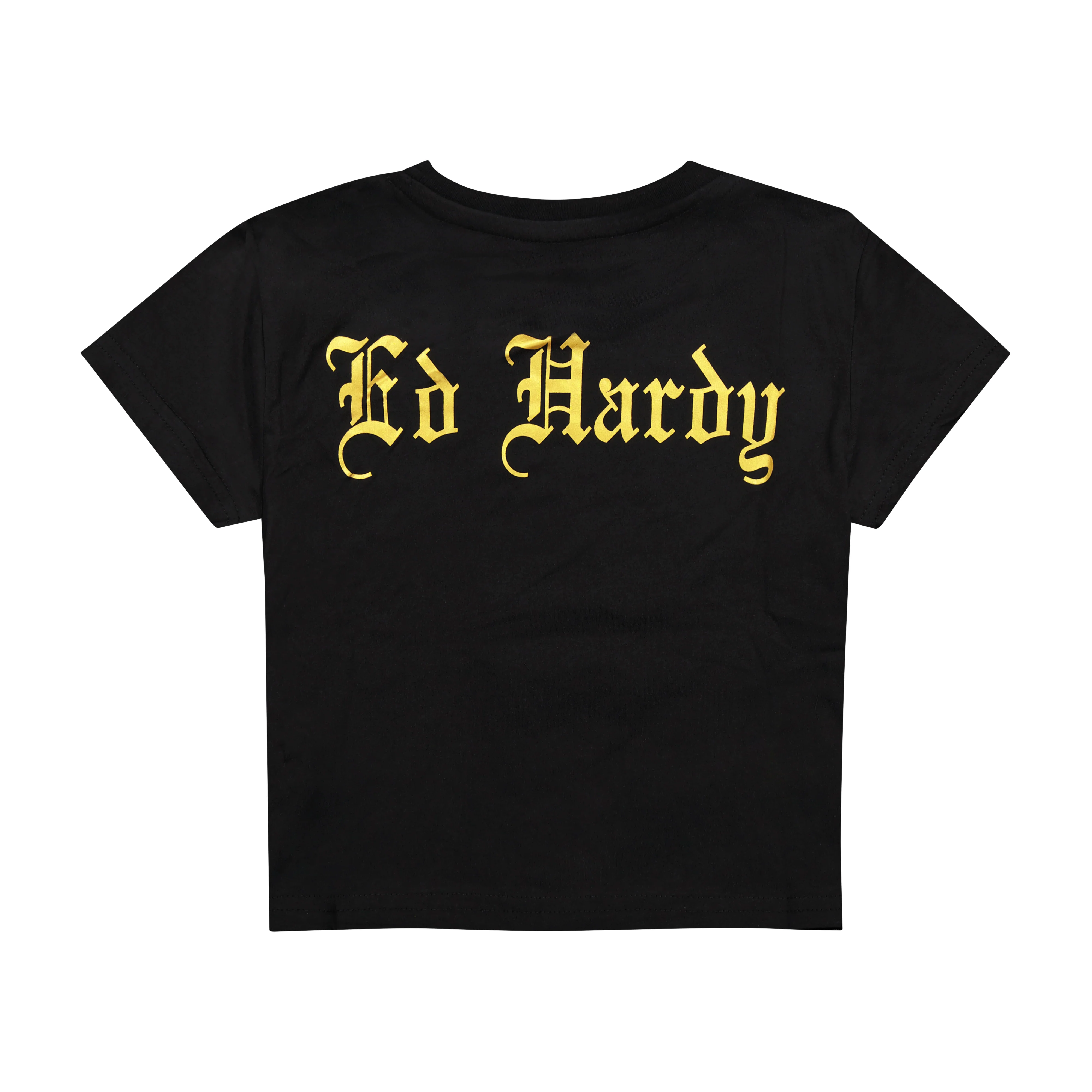 Heart Flame Rhinestone Baby Tee