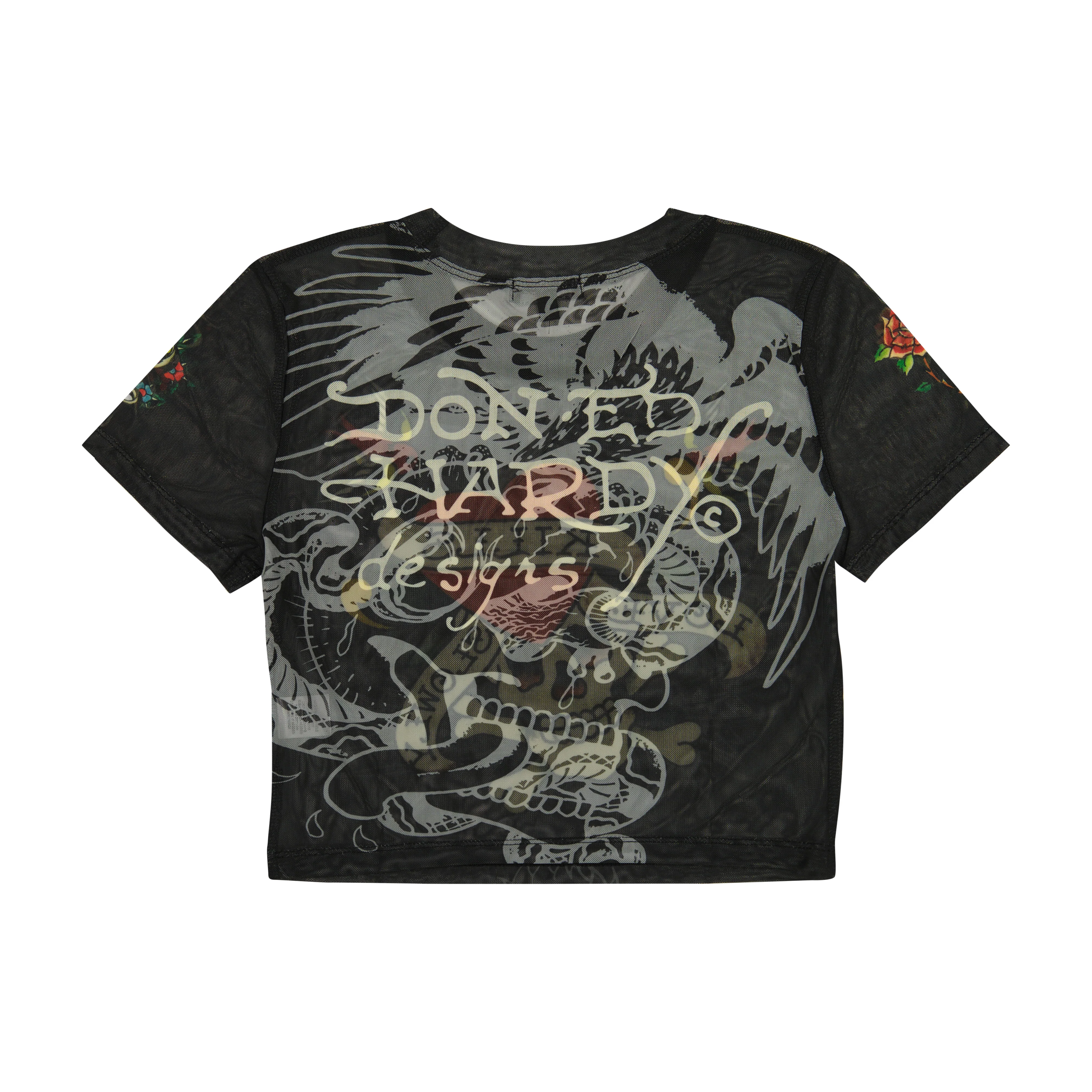 LKS Skull Power Mesh Baby Tee