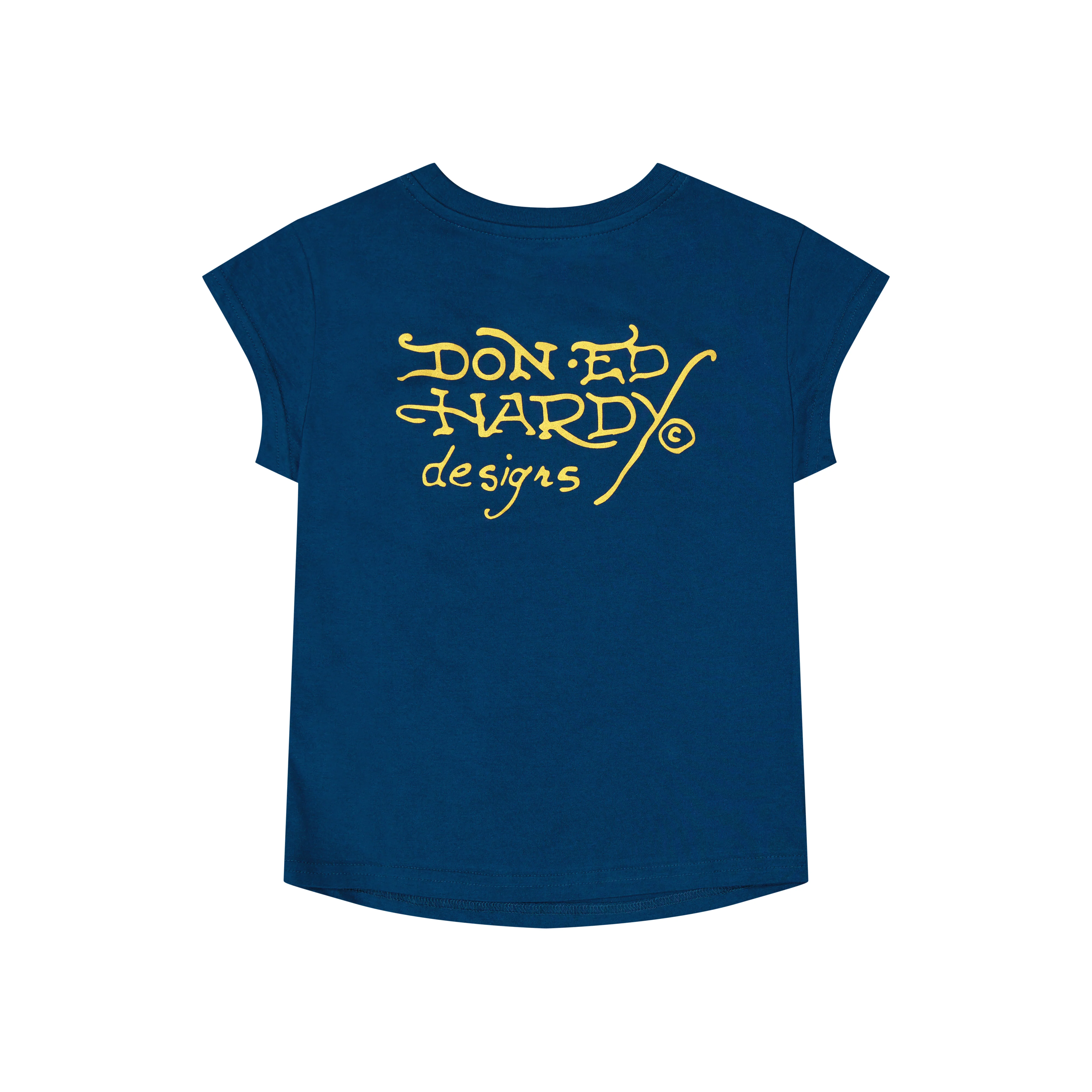 LKS Skull Rhinestone Cap Sleeve Tee
