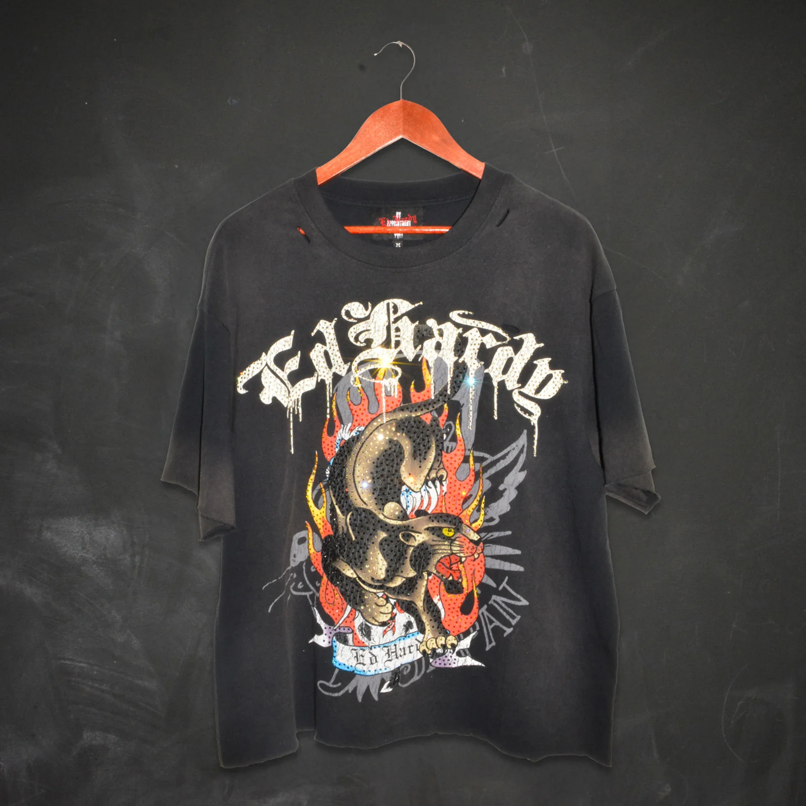 Panther Cropped Mens Boxy Tee