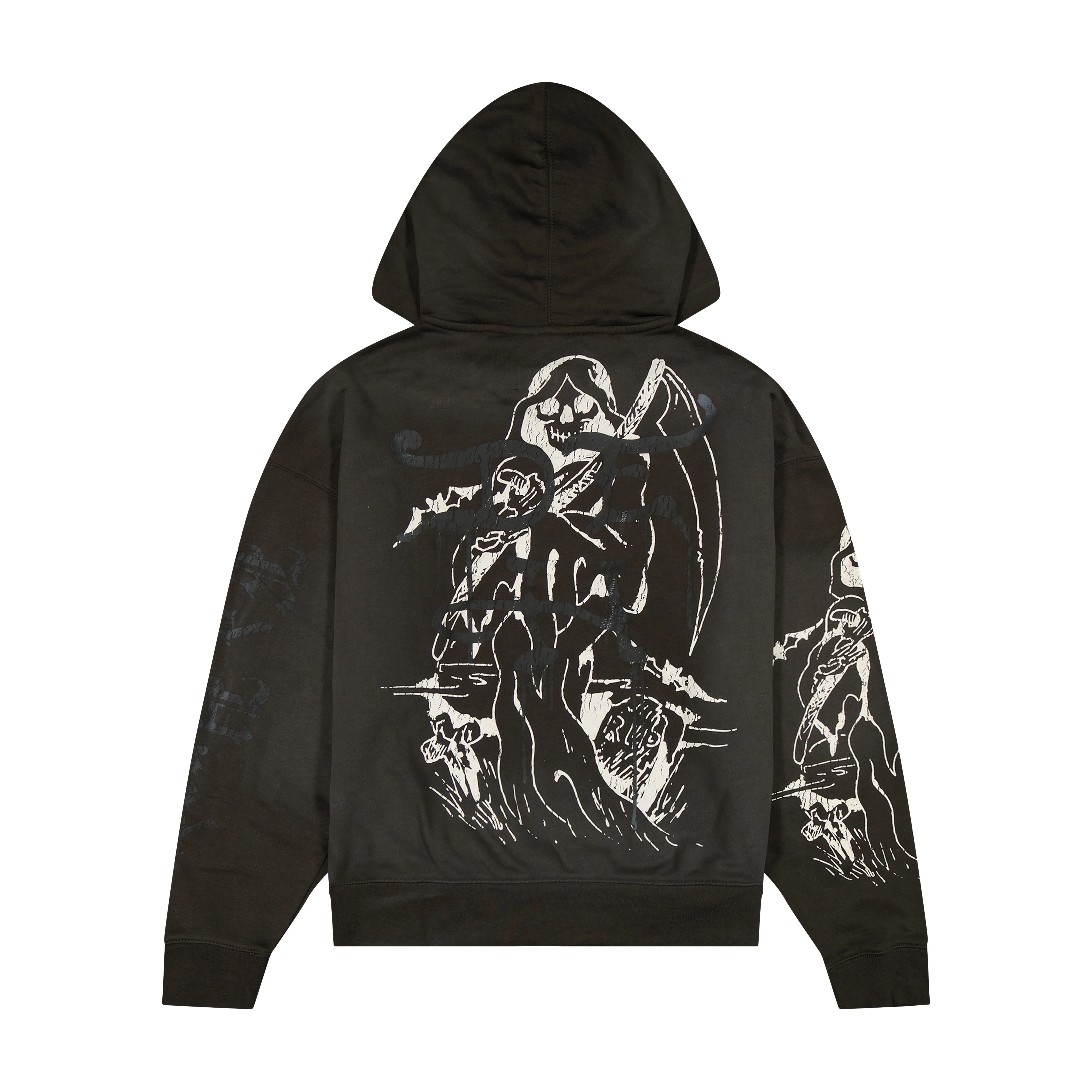 Skeles Boxy Zip Hoodie - Sunfade Grey