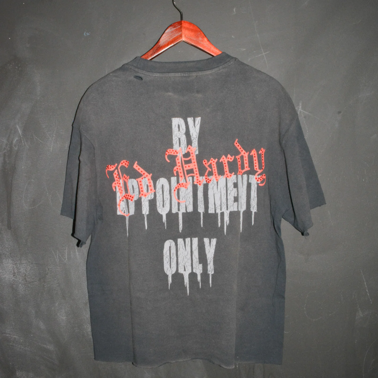 Skull Flame Cropped Mens Boxy Tee