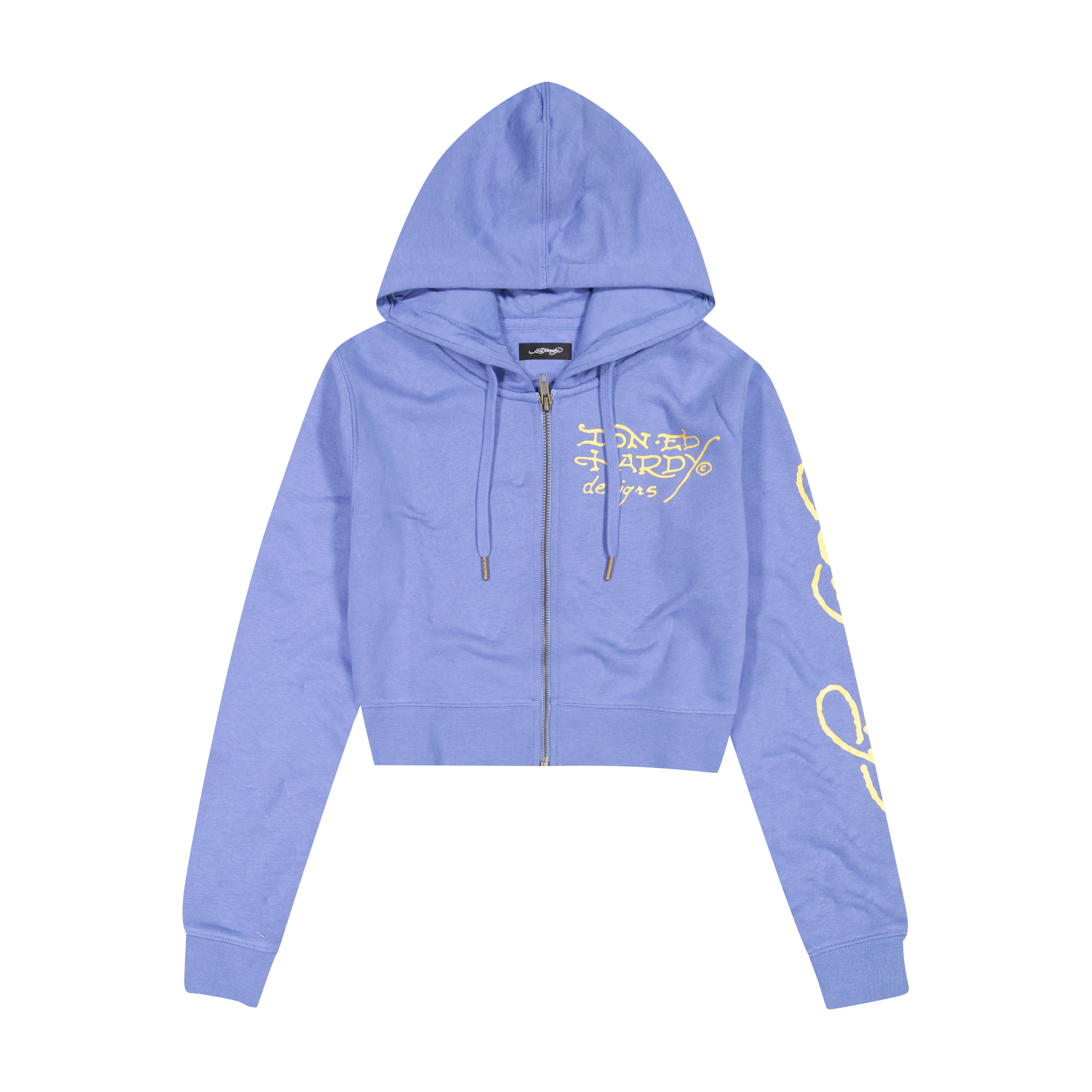 Tiger Lotus Zip Front Hoodie