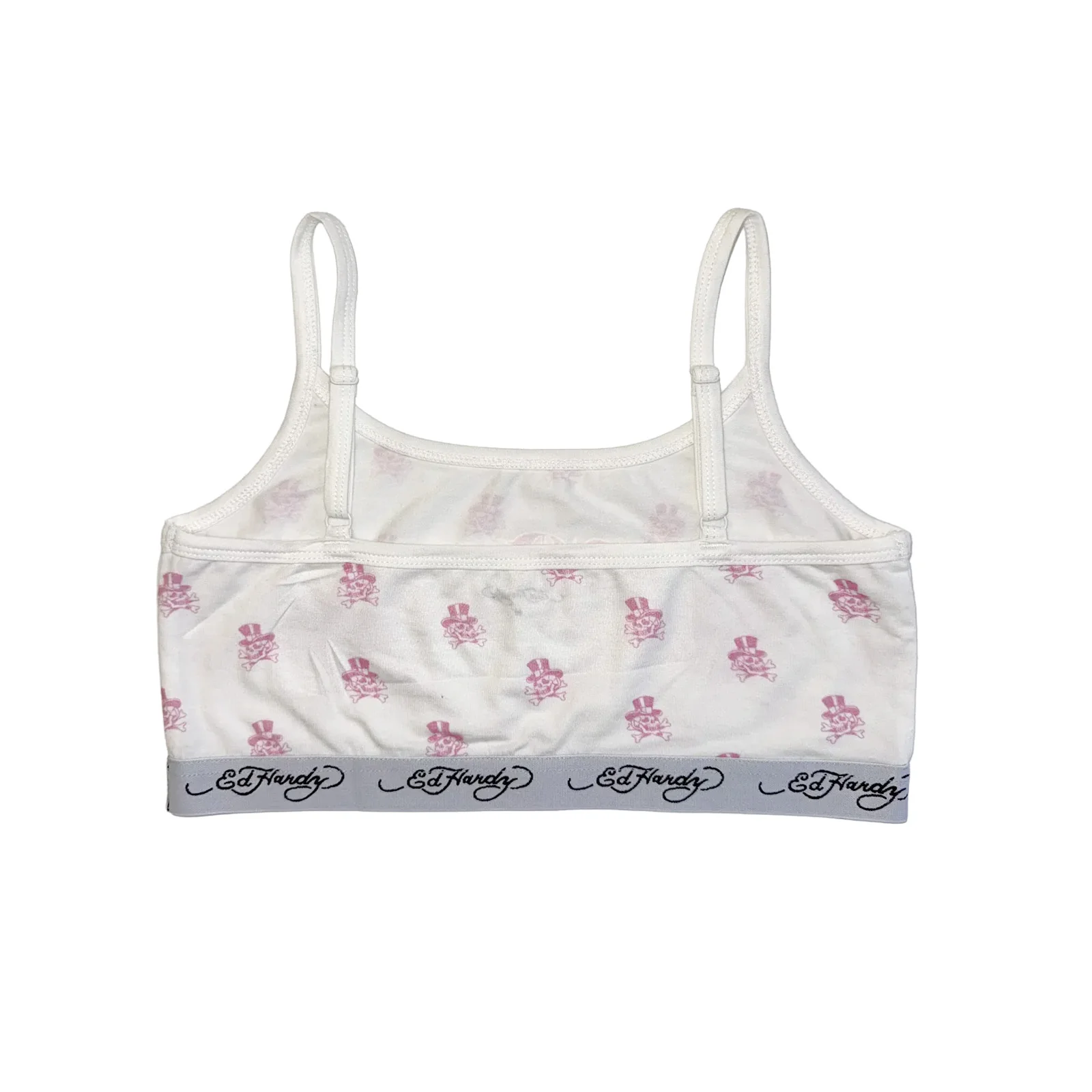 Tophat Skull Elastic Bralette