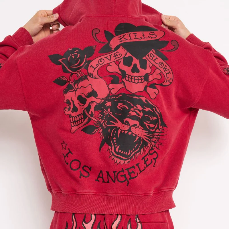 439-skull-flowers-boxy-zip-hoodie-2.webp Skull Flowers Boxy Zip Hoodie