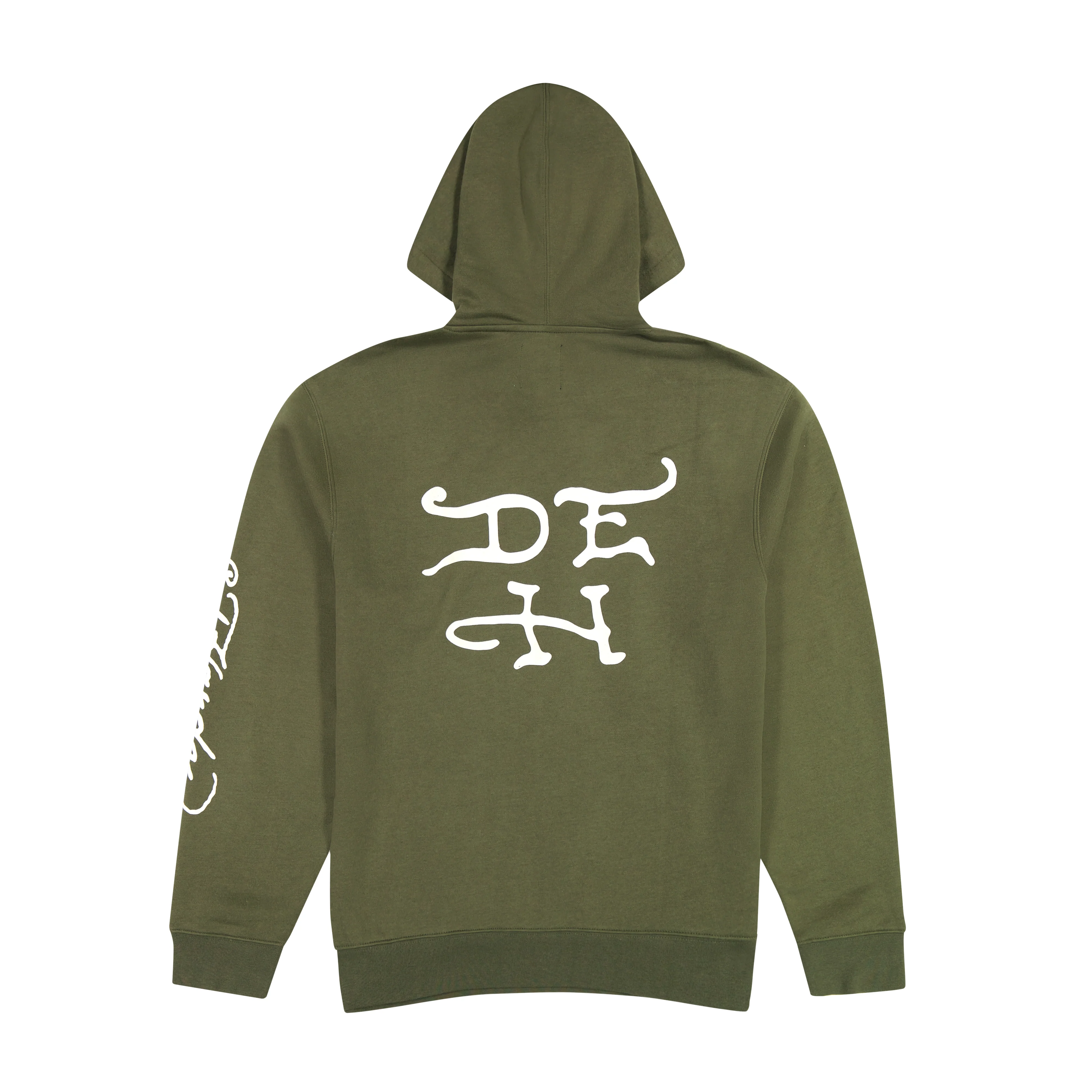 Dragon Wings Olive Pullover Hoodie
