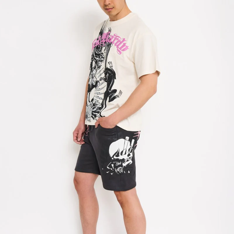 783-spider-skull-fleece-shorts-2.webp Spider Skull Fleece Shorts