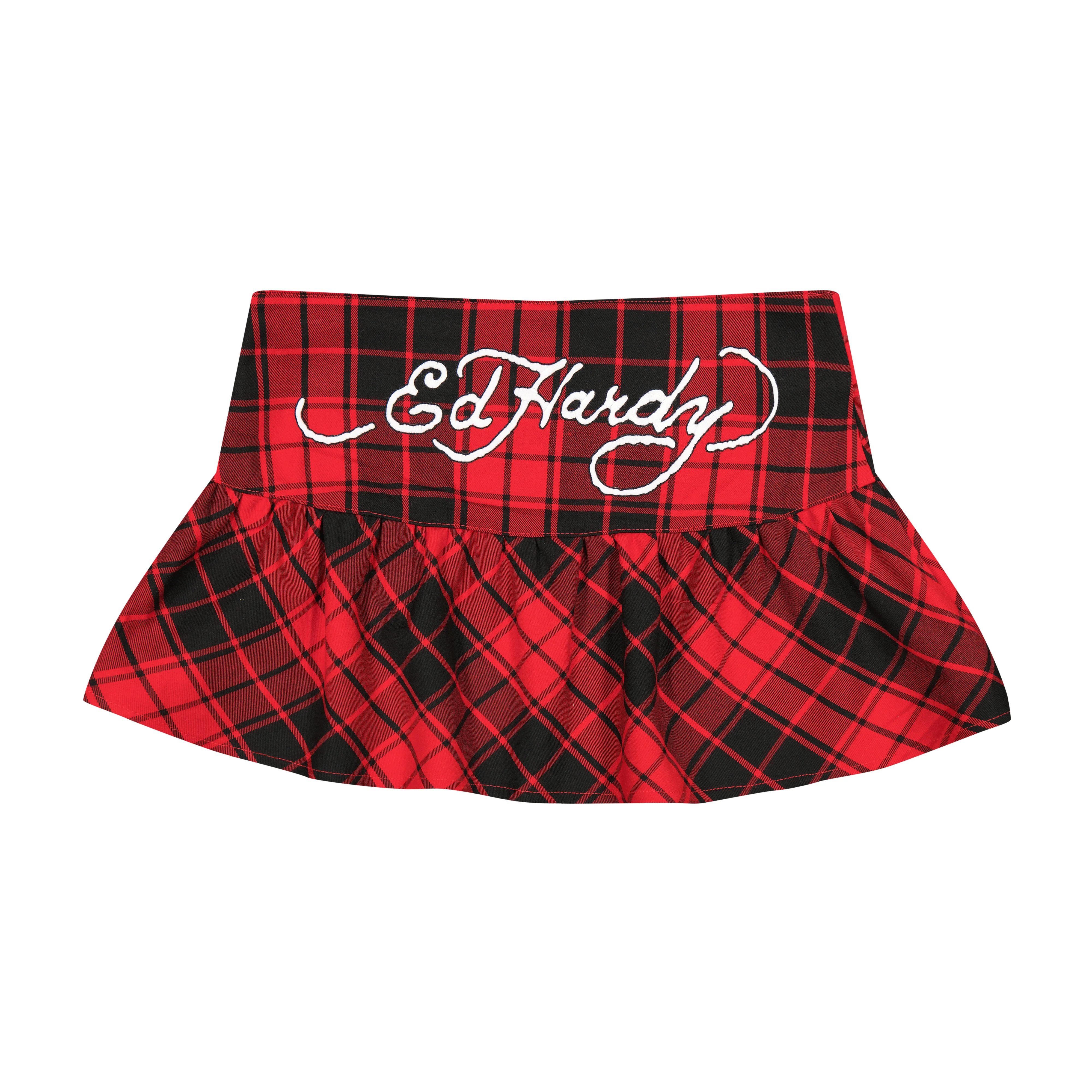 951-dragon-plaid-flare-miniskirt-2.webp Dragon Plaid Flare Miniskirt