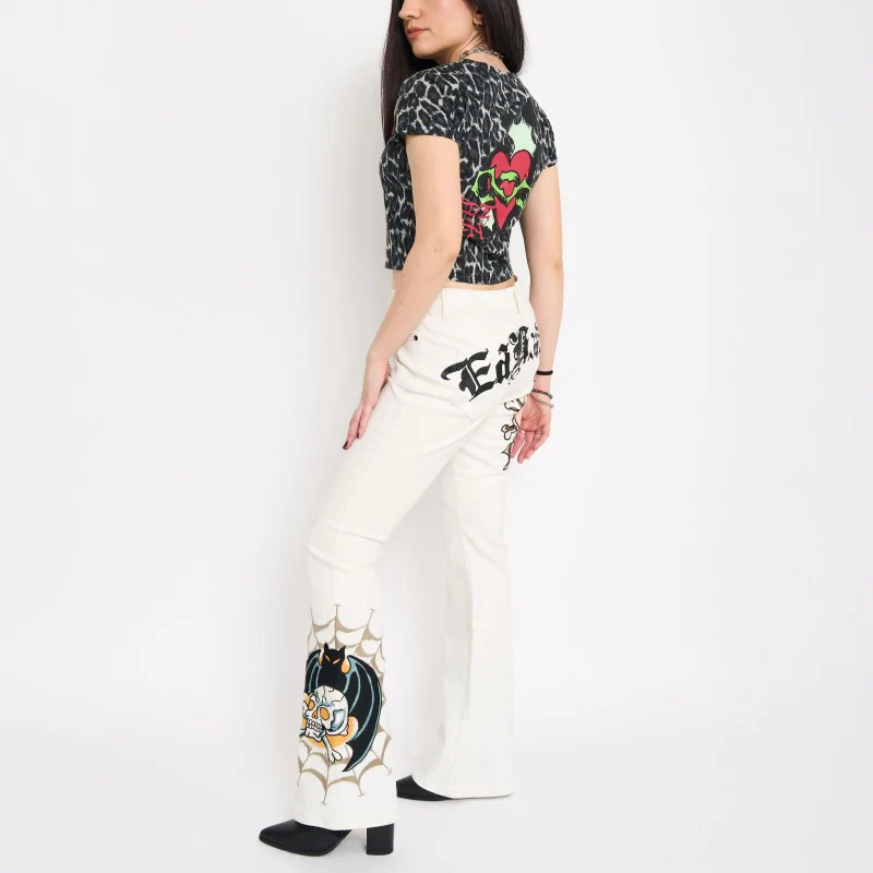99-bat-skull-embroidered-low-waist-bootcut-jeans-2.webp Bat Skull Embroidered Low Waist Bootcut Jeans